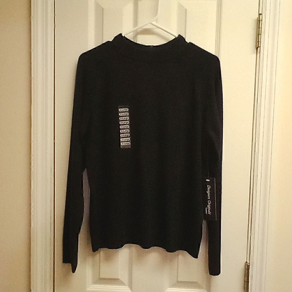 ❄️Designers Originals XL WOMEN'S LONG SLEEVE NWT Black sweater